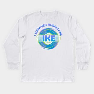 Hurricane Ike Kids Long Sleeve T-Shirt